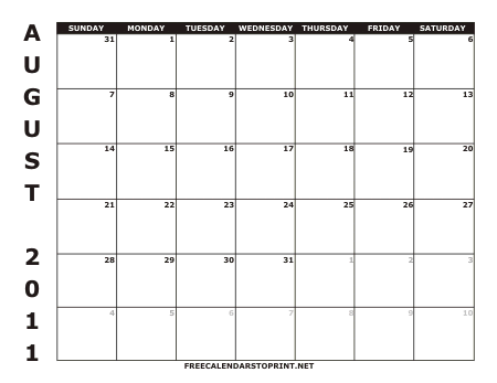 2011 Calendars on Free Calendars To Print   Free Calendars To Print   2011 Calendar 1