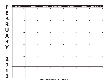 Printcalendar  Free on Free Calendars To Print   Free Calendars To Print   2010 Calendar 1