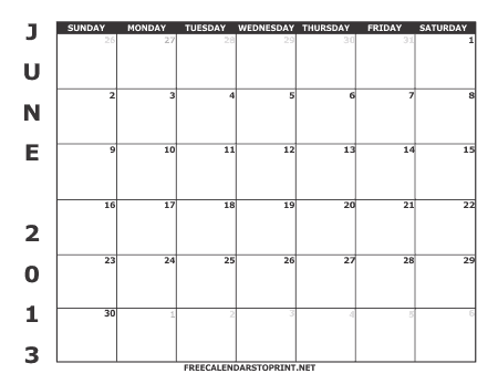 Print 2013 Calendar on Free Calendars To Print   Free Calendars To Print   2013 Calendar 1