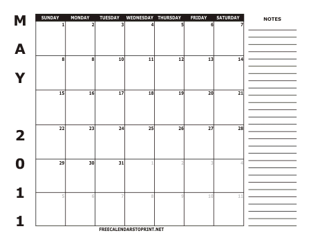 Print Free Calendars 2011 on Free Calendars To Print   Free Calendars To Print   2011 Calendar 2