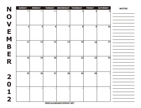 2012 Annual Calendar Printable on January 2012 Calendar Printable  Yearly Calendar 2012 Printable