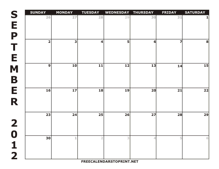 2012 Calendar Print on Free Calendars To Print   Free Calendars To Print   2012 Calendar 1